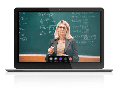 Teaching over live video 