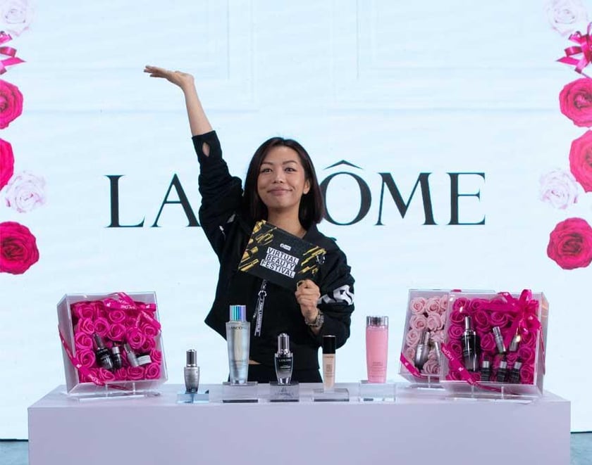 L'Oreal event Image of customer L'Oreal at a live event