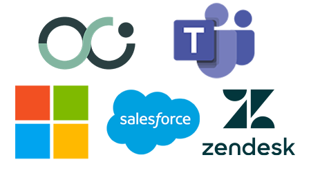 Vonage Contact Center Integrations Vonage Contact Center Integrations Logos